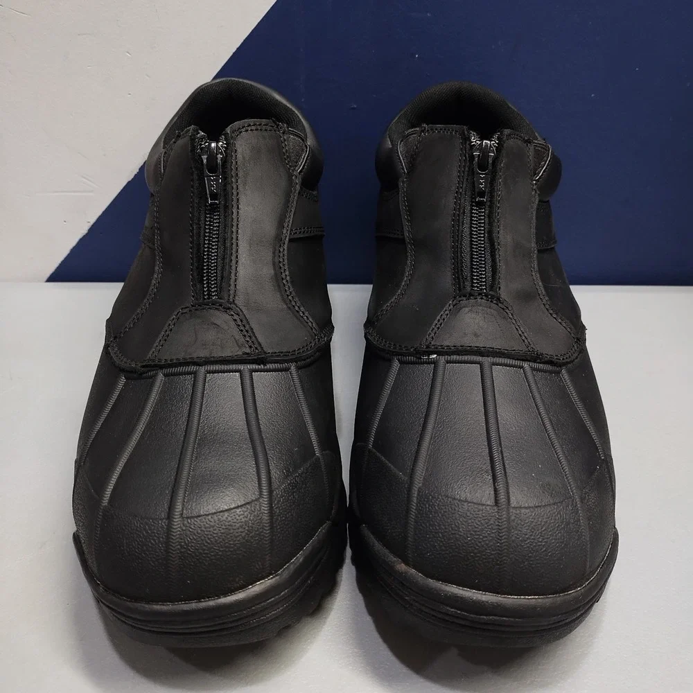 Propet Blizzard Ankle Boots Mens US 12 5E XXWide Black Waterproof Zip Up M3786